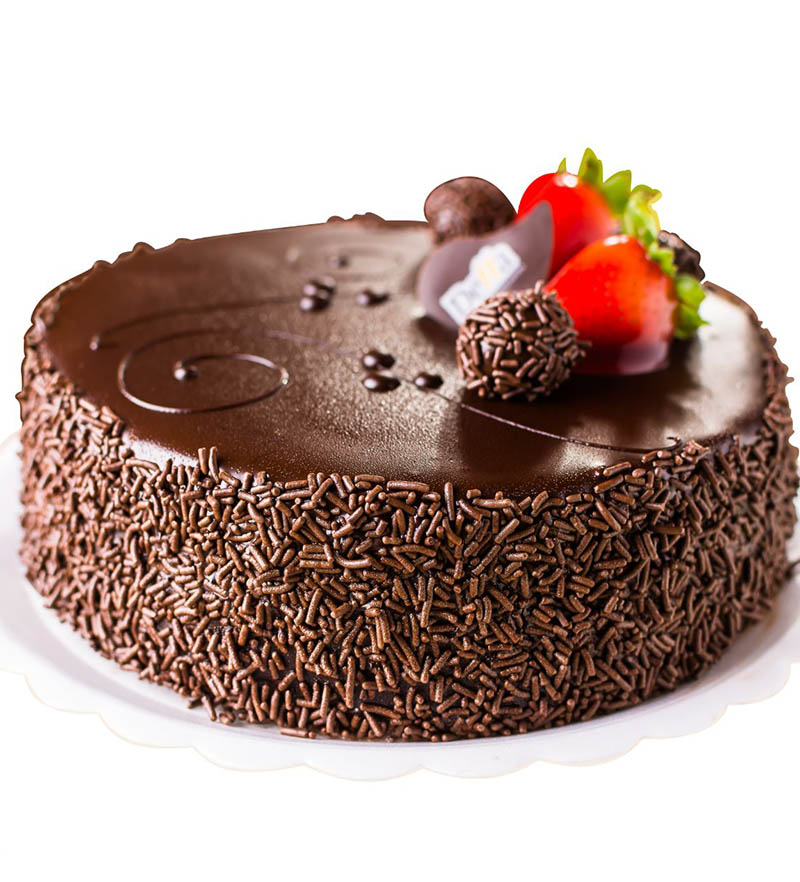 Postre de fresa Postre de chocolate