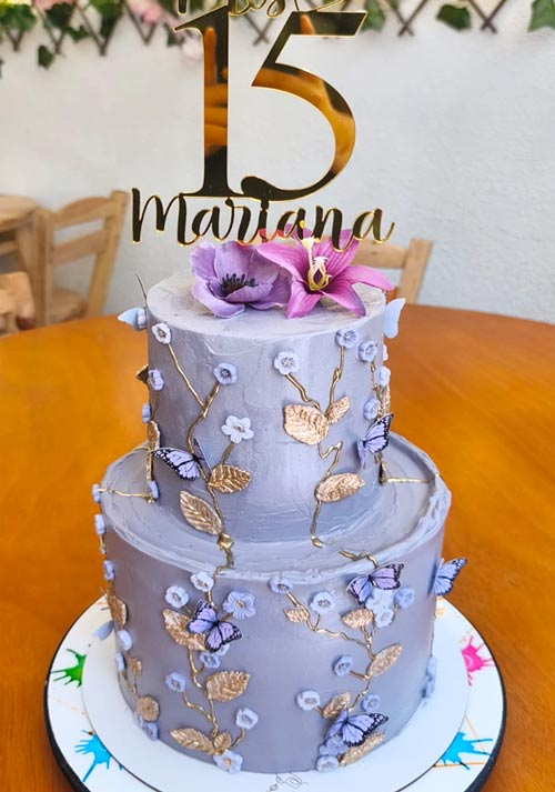 Pastel de 15 años
